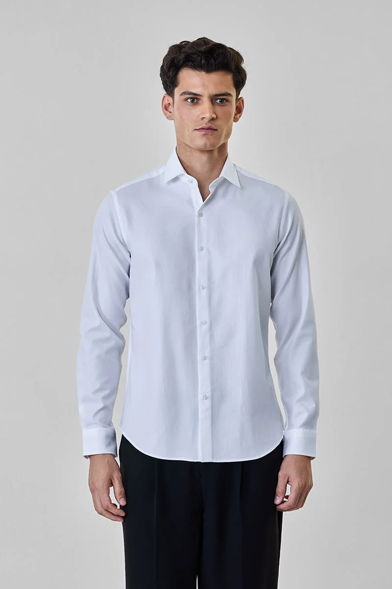 SNITCH Slim Fit Luxe 100% Cotton Shirt